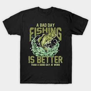 Angler Fishing Fisherman Saying Quote T-Shirt